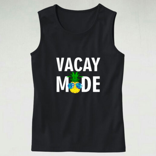 Vacay Mode Cool Pineapple Shades Graphic Tank Top