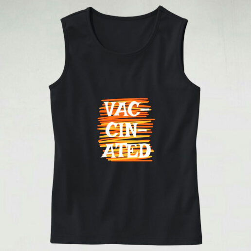Vaccinated Graphic Graphic Tank Top