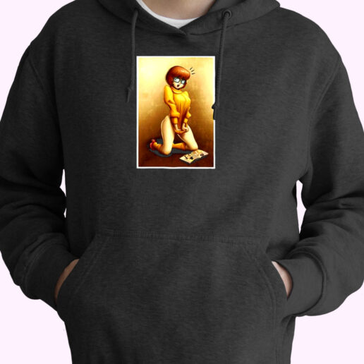 Velma Dinkley Scooby Doo Looking Magazine Essential Hoodie