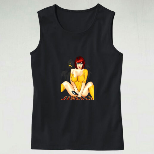 Velma Ghost Halloween Scooby Doo Sexy Ahegao Graphic Tank Top