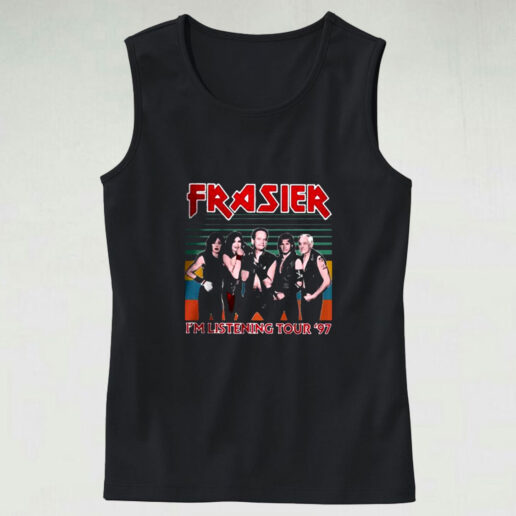 Vintage Frasier Sitcom Vintage Im Listening Tour Graphic Tank Top