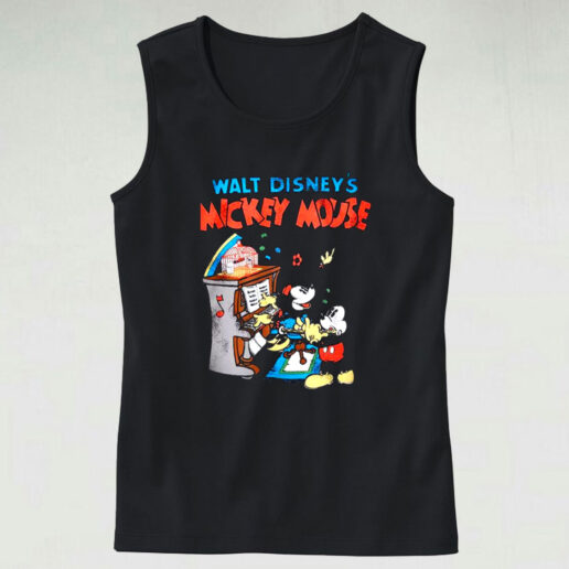 Vintage Minnie And Mickey Graphic Graphic Tank Top