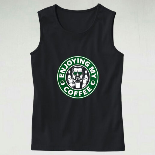 Walter Sobchak Enjoying My Coffee Starbucks Graphic Tank Top