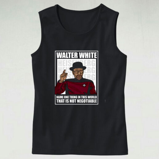 Walter White Is Not Negotiable Graphic Tank Top