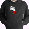 Well Hung Endowed Christmas Stocking Essential Hoodie