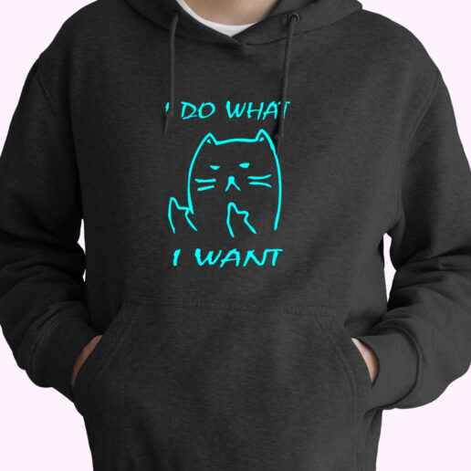 What I Want Joke Cat Meme Essential Hoodie