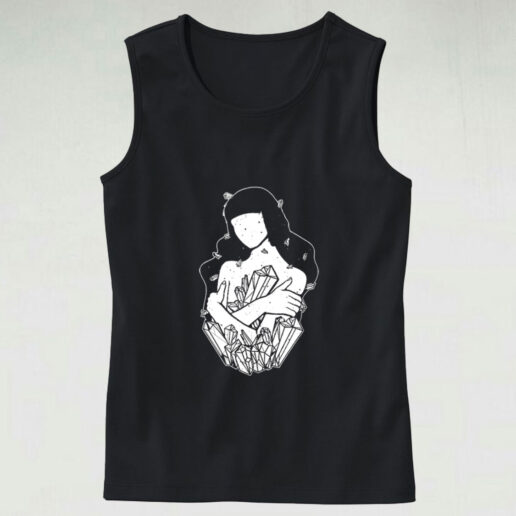 Wiccan Crystal Healing Graphic Tank Top