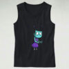 Zombie Girl Cartoon Graphic Tank Top