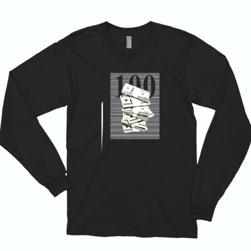 100 Stack Money Essential Long Sleeve Shirt