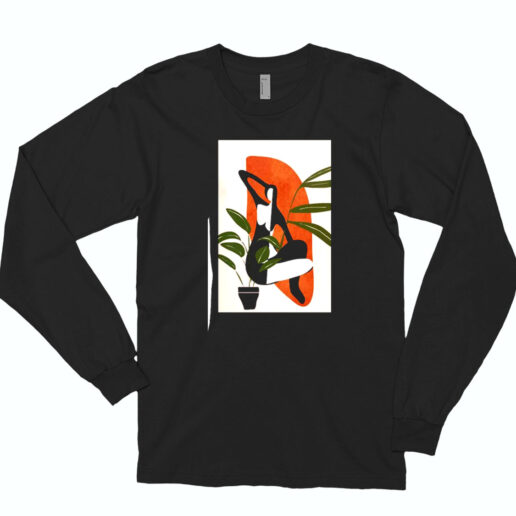 Abstract Female Figure 20 Essential Long Sleeve Shirt