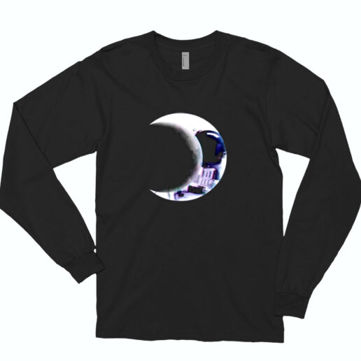 Astronaut Moon Essential Long Sleeve Shirt