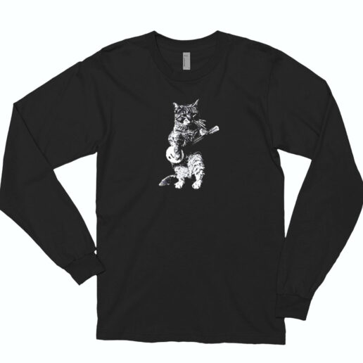 Banjo Cat Essential Long Sleeve Shirt