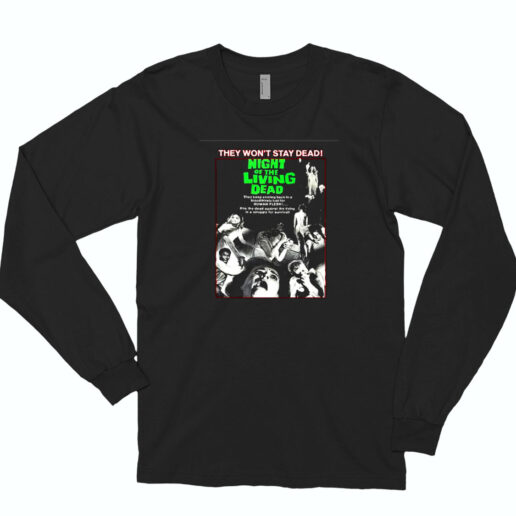 Big And Tall Night Of The Living Dead Essential Long Sleeve Shirt