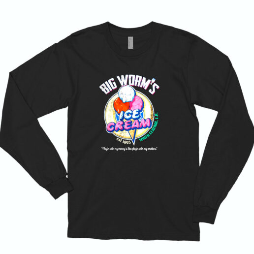 Big Worm's Ice Cream Est 1995 Essential Long Sleeve Shirt