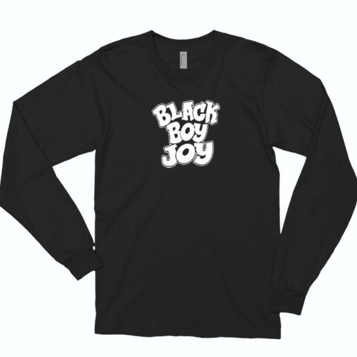 Black Boy Joy Essential Long Sleeve Shirt