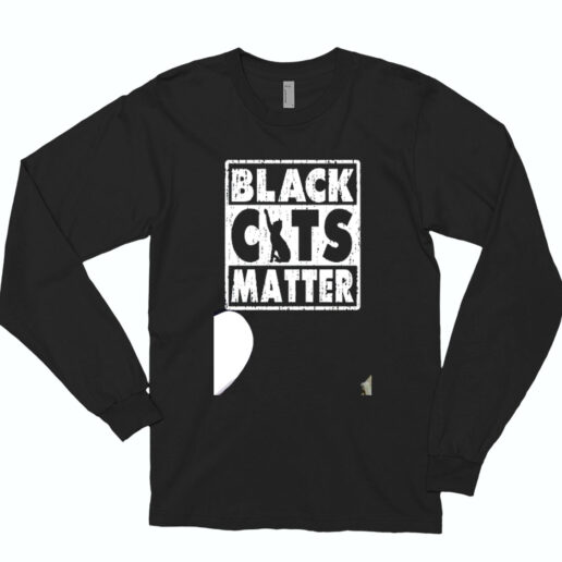 Black Cats Matter Essential Long Sleeve Shirt