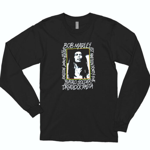 Bob Marley Buffalo Soldier Dreadlock Rasta Essential Long Sleeve Shirt