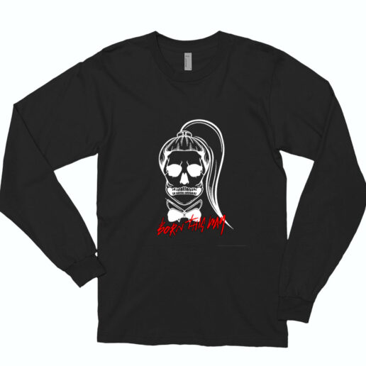 Born This Way Gaga Skull Essential Long Sleeve Shirt
