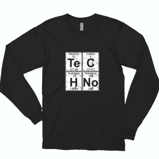 Chemical Element Of Techno Music Essential Long Sleeve Shirt