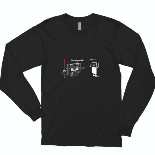 Darth Cassette Tape Essential Long Sleeve Shirt