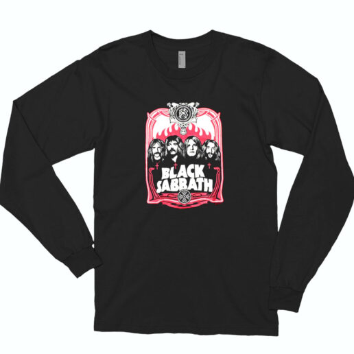 Flames Black Sabbath Essential Long Sleeve Shirt