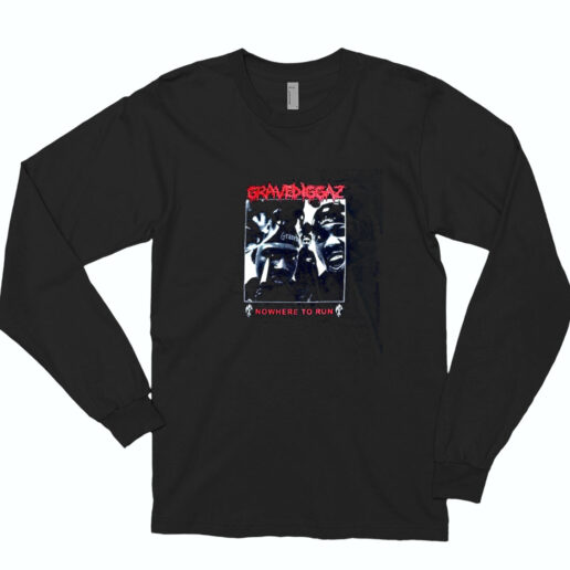 Gravediggaz Nowhere To Run Hip Hop Essential Long Sleeve Shirt