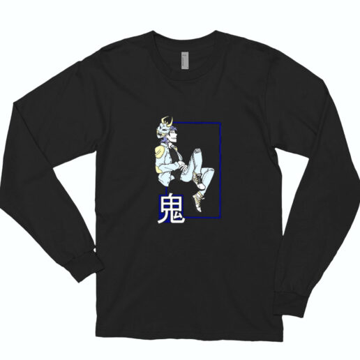 Hannya Mask Harajuku Anime Essential Long Sleeve Shirt