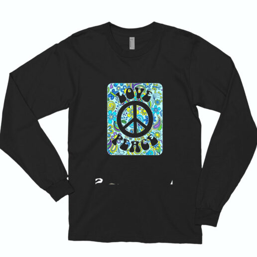 Hippie Love Peace Essential Long Sleeve Shirt