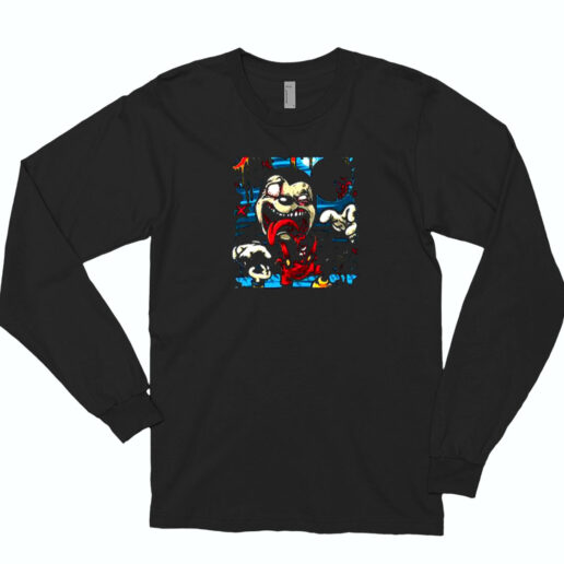 Horror Version Of Mickey Mouse Essential Long Sleeve Shirt