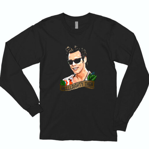 Jim Carrey Alrighty Then Essential Long Sleeve Shirt