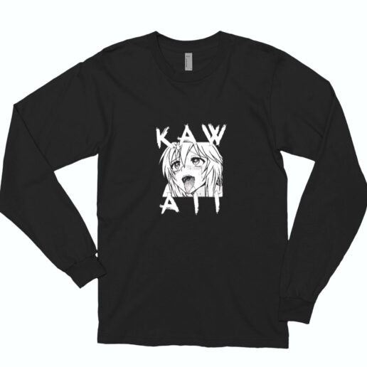 Kawaii Ahegao 2020 Essential Long Sleeve Shirt