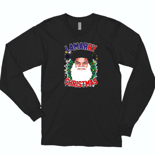 Lamar Jackson Lamarry Christmas Essential Long Sleeve Shirt