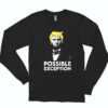 Lincoln Winking With Trump Hair Election Vote Republican Essential Long Sleeve Shirt