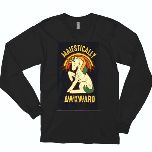 Majestically Awkward Rainbow Essential Long Sleeve Shirt