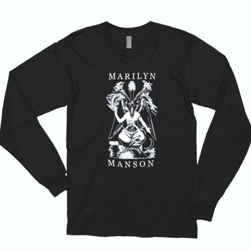 Marilyn Manson Bigger Than Satan Essential Long Sleeve Shirt