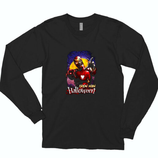 Marvel Horror Zombie Iron Man Halloween Essential Long Sleeve Shirt