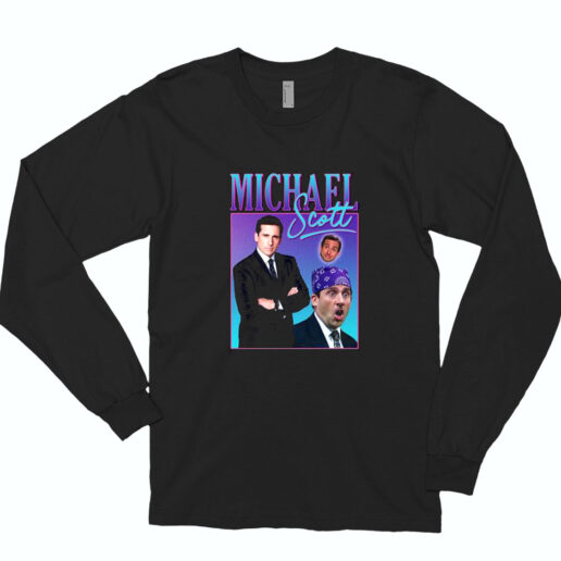 Michael Scott Homage Essential Long Sleeve Shirt