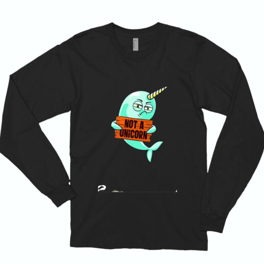 Narwhal Not A Unicorn Essential Long Sleeve Shirt