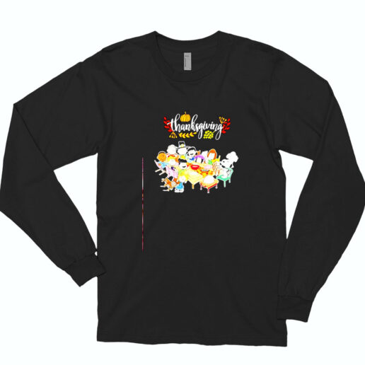 Peanuts Thanksgiving Halloween Essential Long Sleeve Shirt