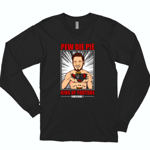 Pew Die Pie King Of Youtube Essential Long Sleeve Shirt