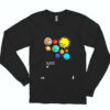 Pluto Planet Solar System Dwarf Planets Space Astronaut Essential Long Sleeve Shirt