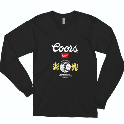 Retro Coors Beer Essential Long Sleeve Shirt