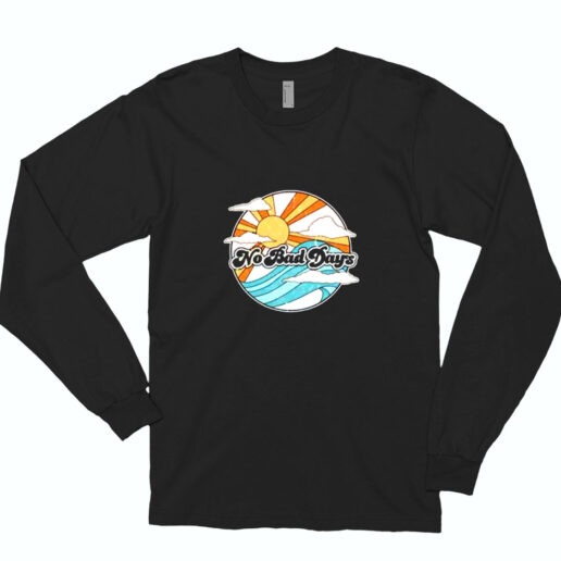 Retro No Bad Days Essential Long Sleeve Shirt