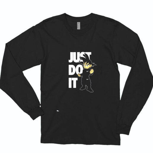 Songoku Just Do It Essential Long Sleeve Shirt