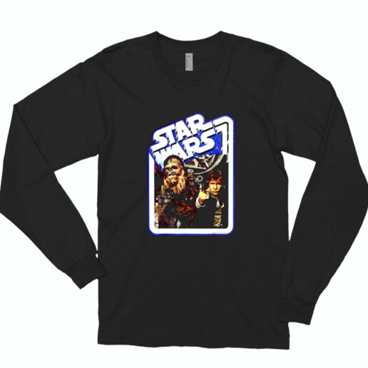 Star Wars Chewbacca And Han Solo Essential Long Sleeve Shirt