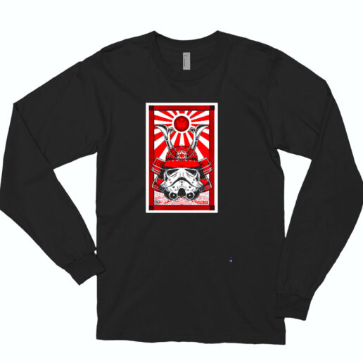 Star Wars Darth Vader Samurai Trooper Japanese Essential Long Sleeve Shirt