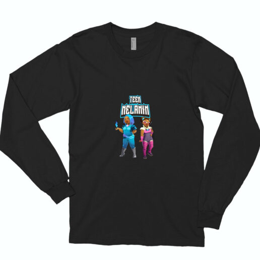 Teen Melanin Black Super Heroine Essential Long Sleeve Shirt