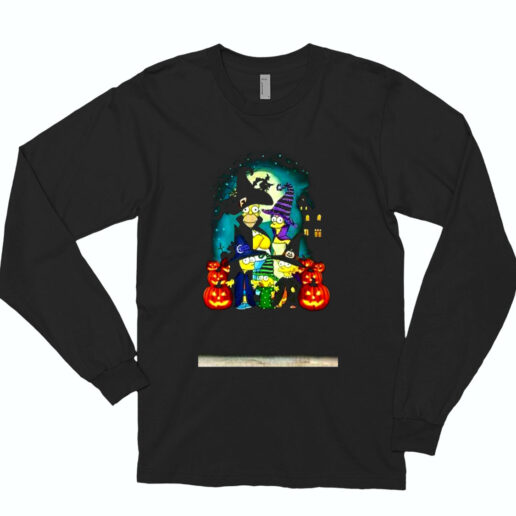The Simpsons Joining Halloween Essential Long Sleeve Shirt