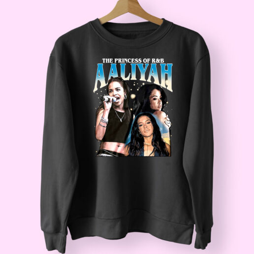 Aaliyah Queen Rnb Rap Retro Essential Sweatshirt